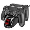 Estação de Carregamento Rápida com Duas Portas USB Suporte Carregador para Controle de Jogo PS4/PS4 Slim/PS4 Pro Joypad Joystick