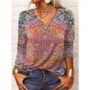 JPNTKY Women's Fashion Casual Long Sleeve V Neck Blouses & Shirts