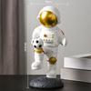 -Resin Statue Space Figure Spaceman Figurine Ornament Sculpture for Kids Room Bookshelf ,Bedroom,