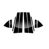 10PCS Window Trim Cover BC Column Sticker Fit For Mazda 6 RUIYI 2010-2015 Polished Pillar Posts
