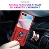 Military-grade Shockproof Phone Case For Samsung Galaxy Z Flip 7 Armor Ring Stand Holder Protective Case For Z Flip 7 FE 6 5 4 3
