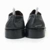 Made In Italy VARESE All Leather Grain Straight Tip Dress Business Shoes Size 39 24.5 Black(USED)