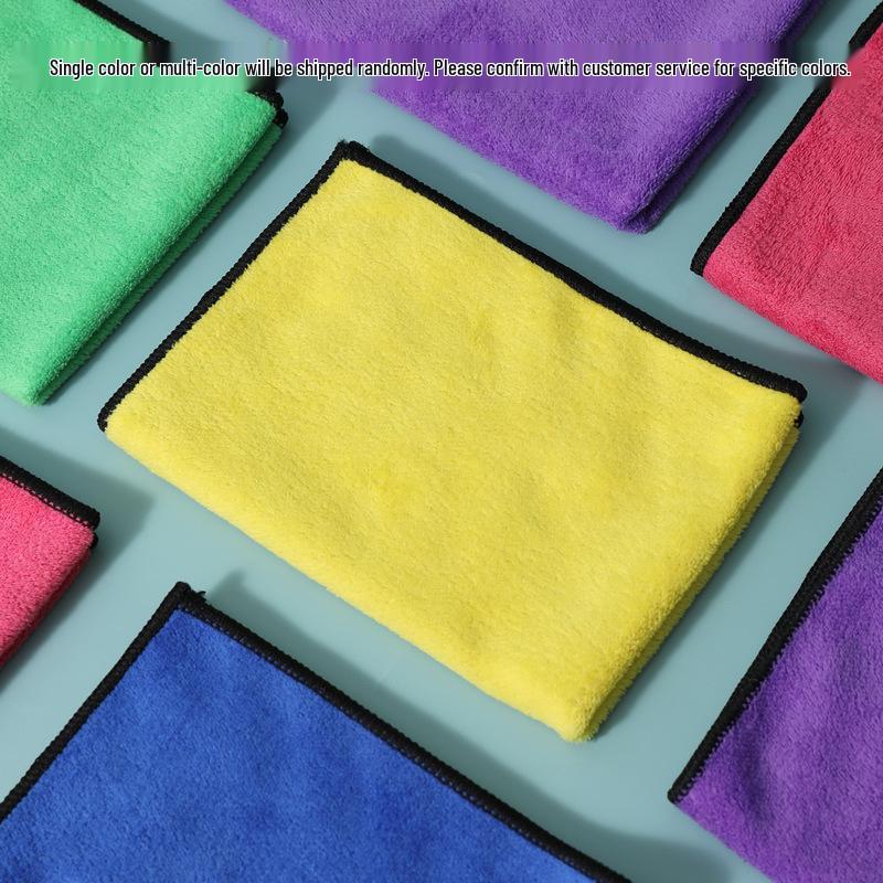 Thickened Microfiber Car Wash Towel - High Absorption Cleaning Rag