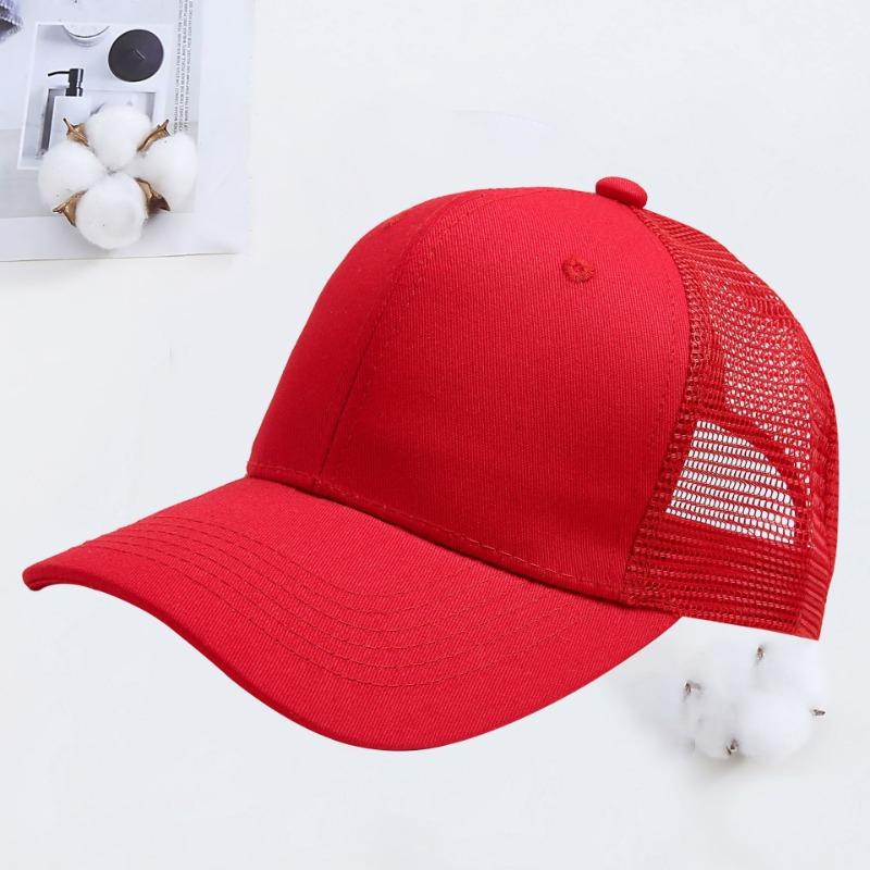 Cotton Baseball Net Cap Summer Travel Shade Sun Protection Cap Embroidery