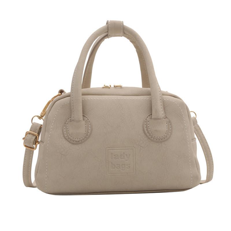 New Arrival Street Style Retro Small Square Bag 2024 Spring Fashion Shoulder Crossbody Bag For Women бежевый