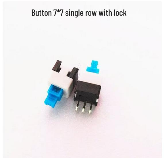 Six-pin Button Switch Keypad, Non-locking, Side-mounted, Sizes: 5.8x5.8, 7x7, 8x8, 8.5x8.5 MM