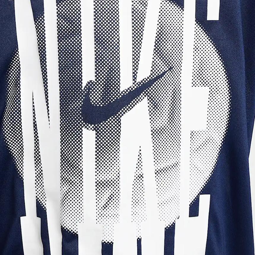 Nike Dri-Fit Legend Comfortable Quick-Dry Pullover Short Sleeve T-Shirt Kids Tops Deep-Navy HQ3257-410