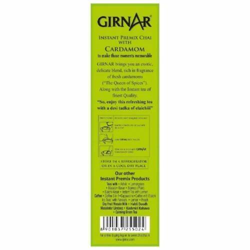 2er-Pack Girnar Instant Kardamom Tee Premix, je 10 Beutel pro Packung, Schneller Versand