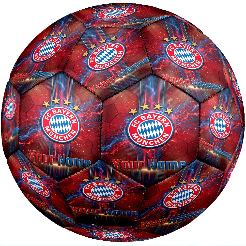 Bayern Munich Fashion Size 5 Football Wearproof Non‑Slip Soccer Ball For Sports Training Entertainment Use
