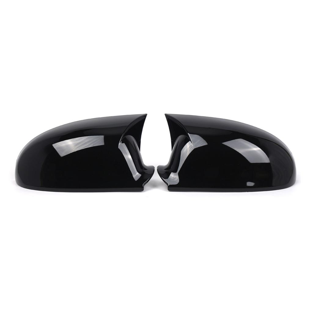 Pair of Side View Glass Caps Plastic Side View Glass Cover Adhesive Wing Glass Cover Vehicle Spare Part for 2005-2009