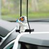 Cute Decoration Pendant Cartoon Astronaut Car Rearview Mirrors Hanging Pendant