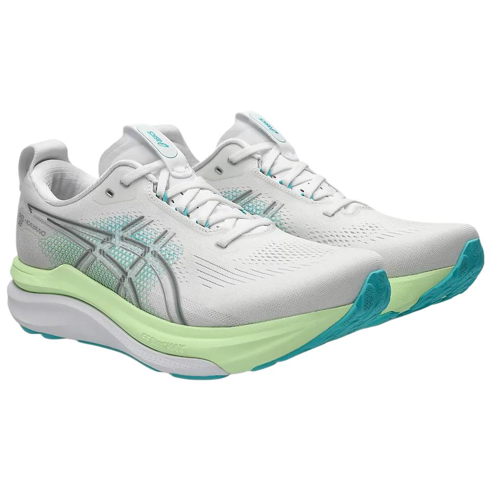ASICS Breathable Support Rebound Running Shoes Men's White 1011C167-100
