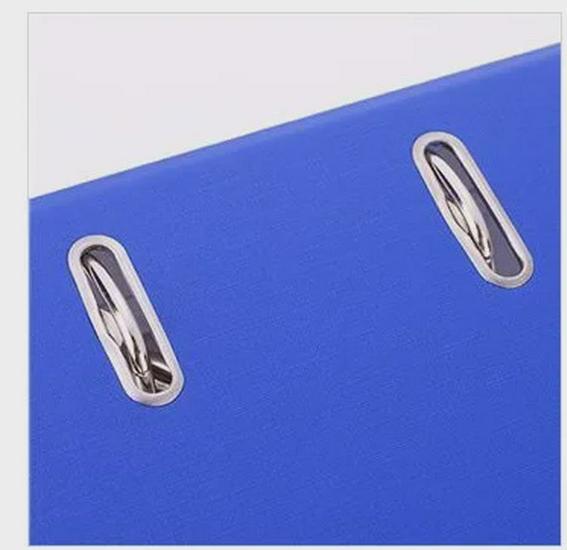 Qixin Fast 2-3 Inch Black/Blue 2-Hole Labor File Storage Folder