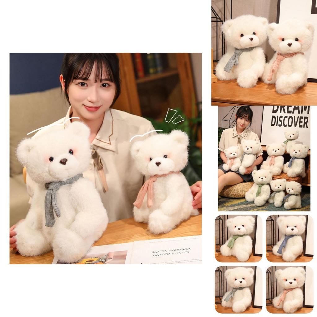 Adorable Soft Teddy Bear Plush Toy Creative Cute Stuffed Animal Doll For Girls Birthday Gift Wholesale