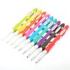 9pcs Plastic Handle Crochet Hooks Set Aluminum Hooks Crochet Hook Kit  For Arthritic Hands