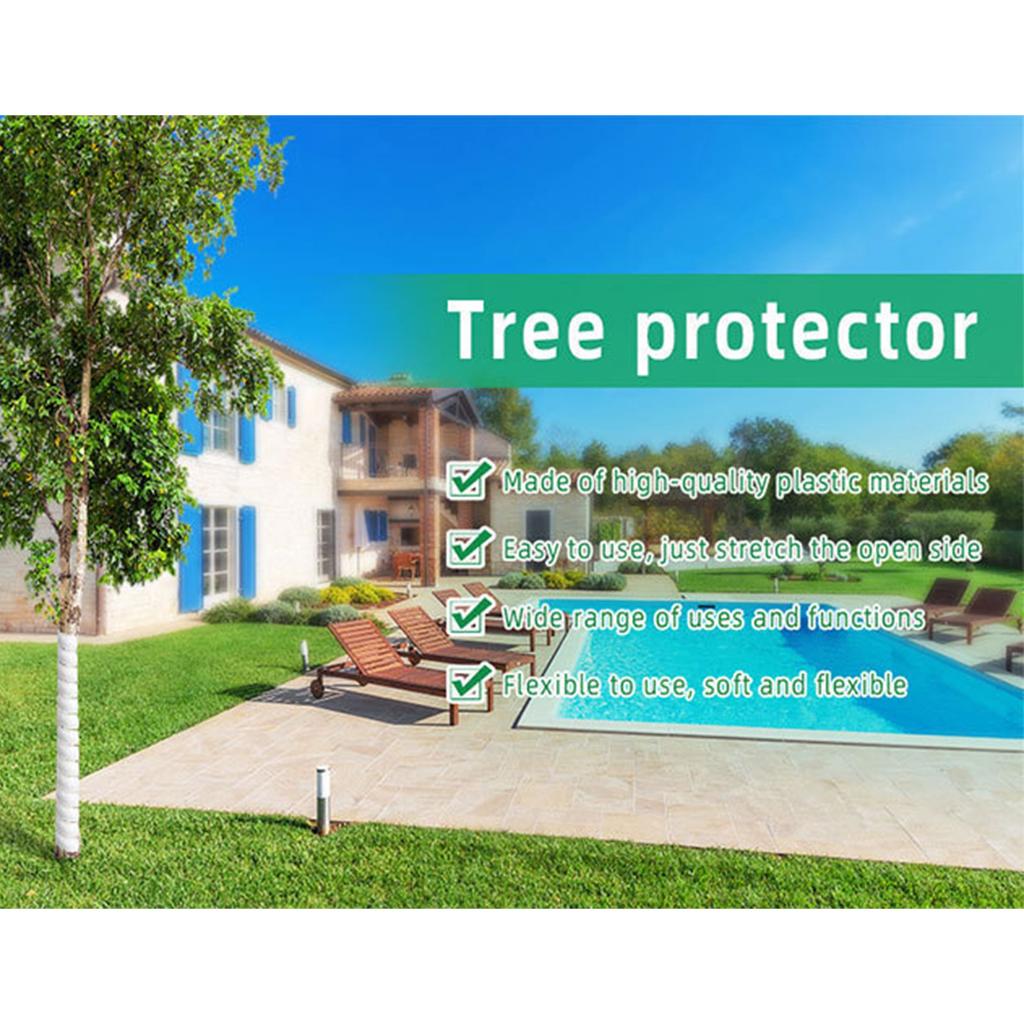 4x Tree Trunk Protector Plastic Spirals Tree Guards Trunk Protector Tubes Wraps Protect Plant From Deer Rabbit Rodents