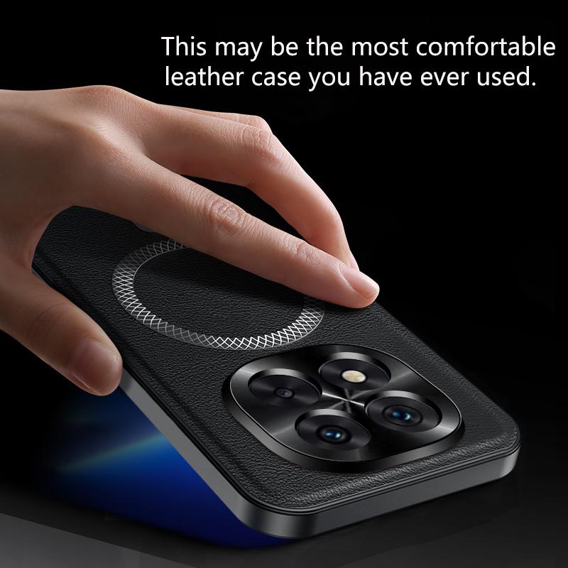 For POCO X7 X7 Pro  leather full-cover magnetic waterproof shockproof fingerprint phone case