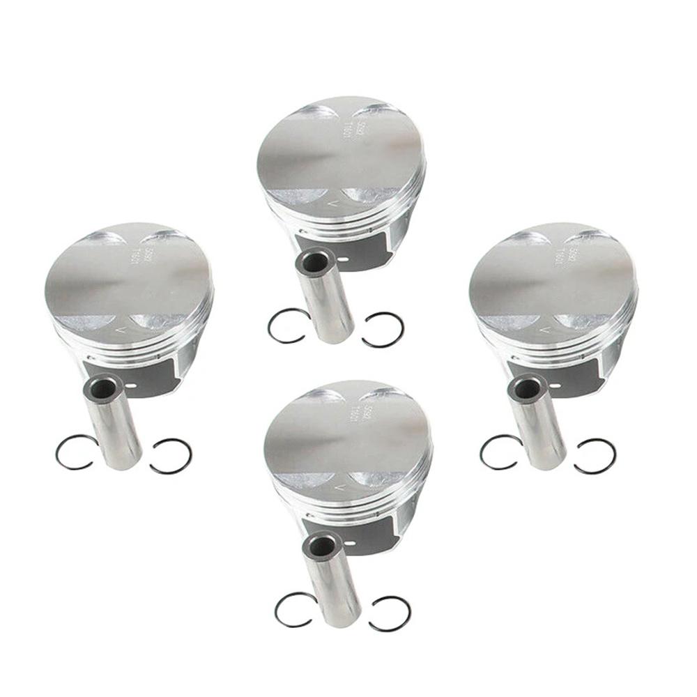 4 Sets Piston & Ring Kit S224-3959 For Buick Chevrolet GMC Pontiac Saturn 2.4L