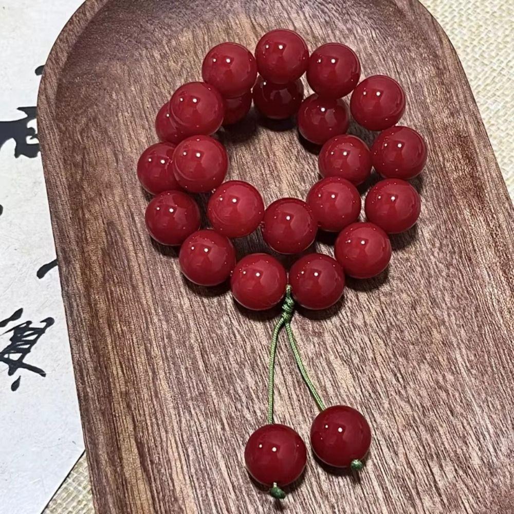 Cherry Bodhi Root Bracelet Yoga Bodhi  Bracelet Prayer Beads Mala Bracelet  Daily Wear