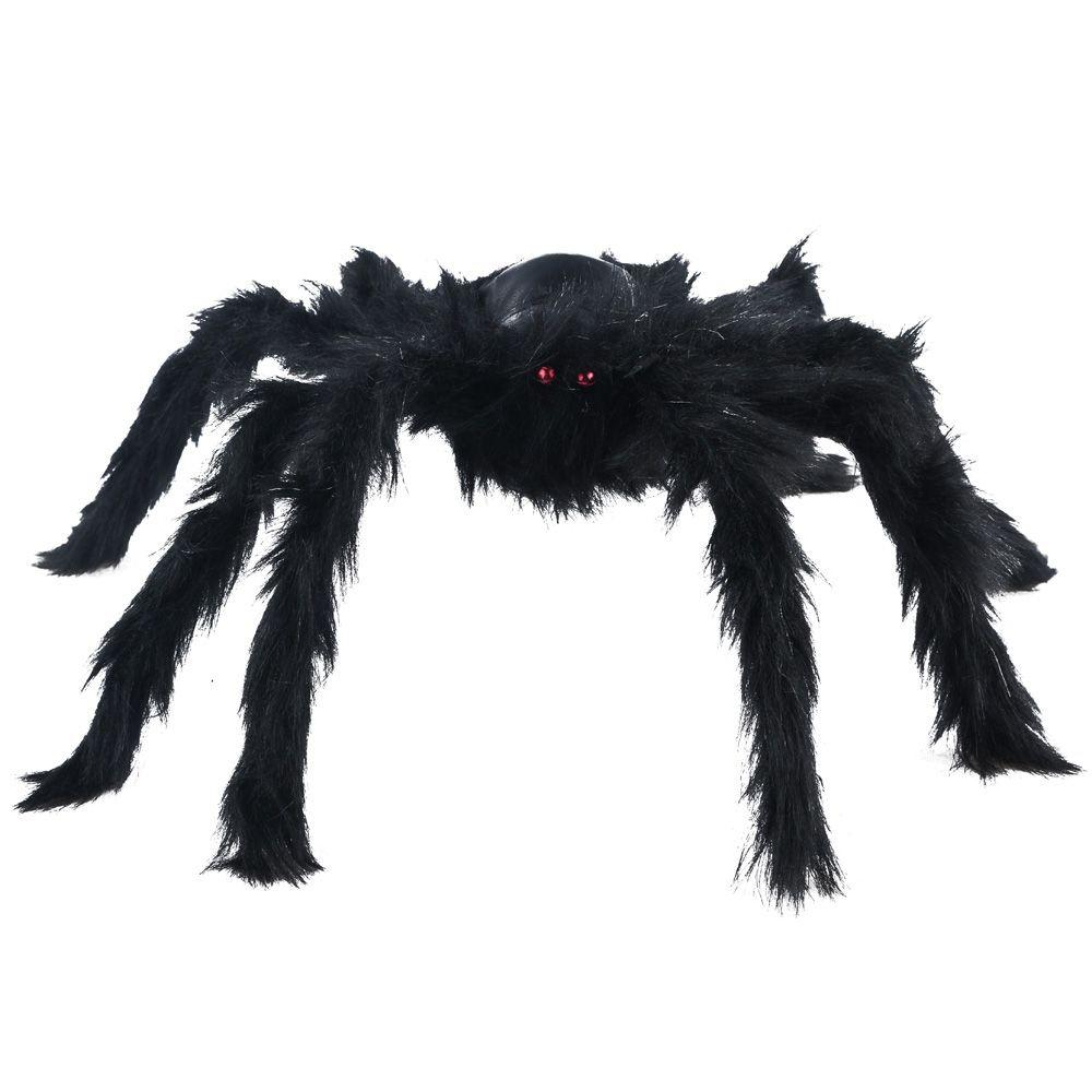 Horror Atmosphere Party Supplies Bar Ornament Halloween Decoration Haunted House Black Plush Spider