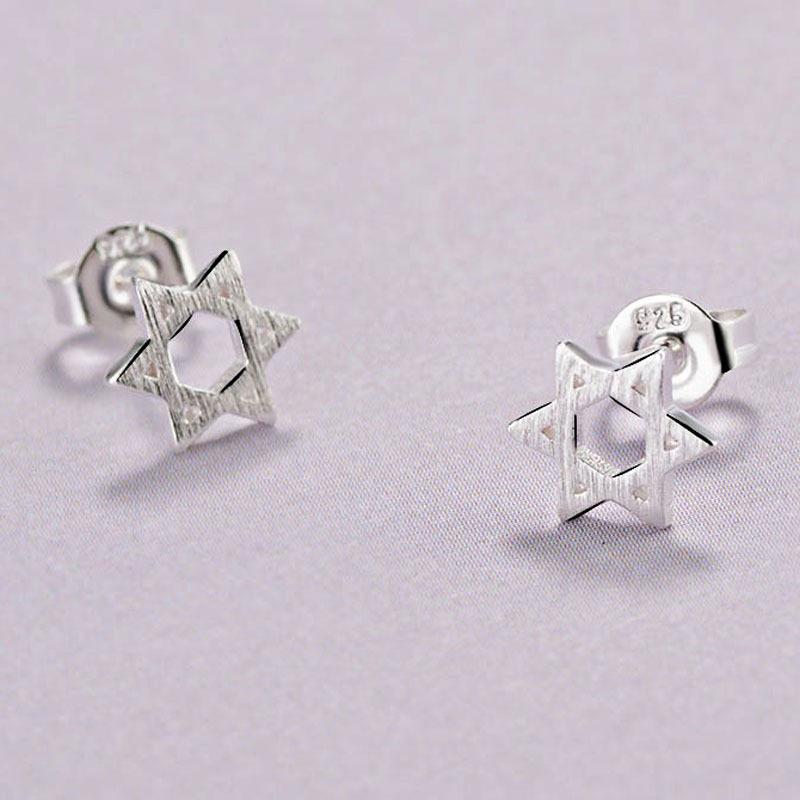 Fashion Temperament Copper Earrings with Personality Simple Earrings Small Fresh Earrings Jewelry Gift for Good Friends