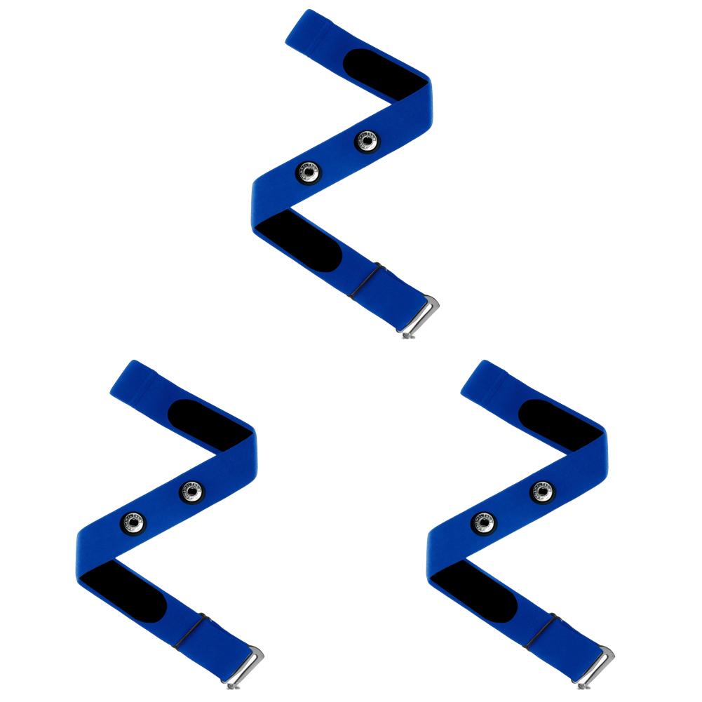 3-1PC Heart Rate Replacement Sensor Band Belt Soft Fitnesss Chest Band Chest Belt Compatible with Polar Garmin Magene Band Strap