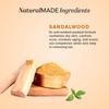 Khadi Natural Sandalwood Bath Soap Bar With Essential Oils For Smooth Soft Skin Gentle Daily Cleansing Pack Of 1 (125g x 3 pcs)