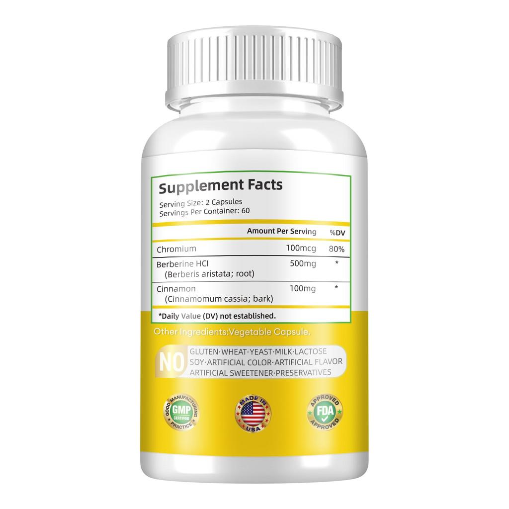 Berberine1000mg - Immune System & Maintains Metabolic Health,Cholesterol Support