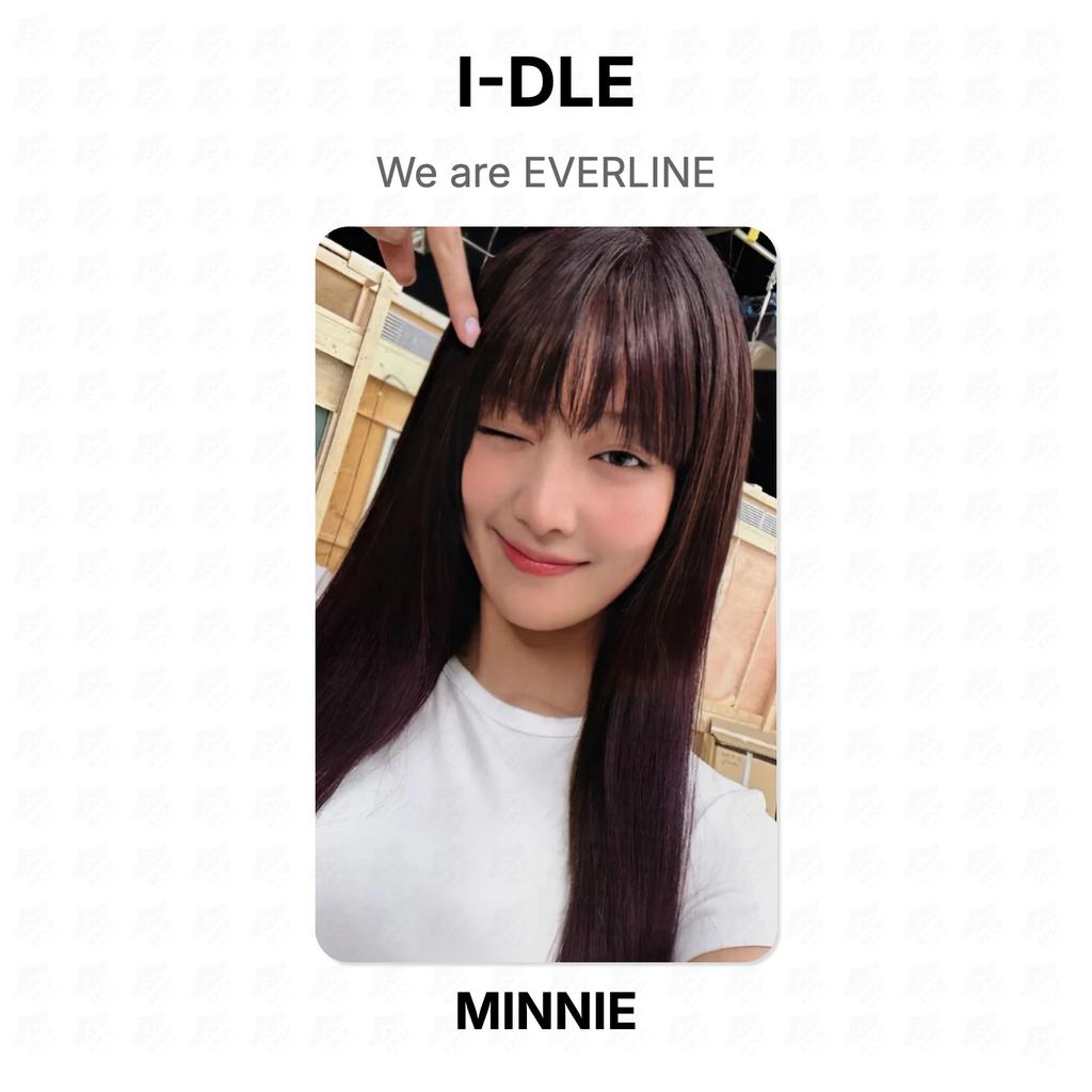 I-DLE Siamo EVERLINE Fotocarta Ufficiale