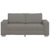 2 Seater Sofa Light Grey 180x77x82 Cm Corduroy Fabric