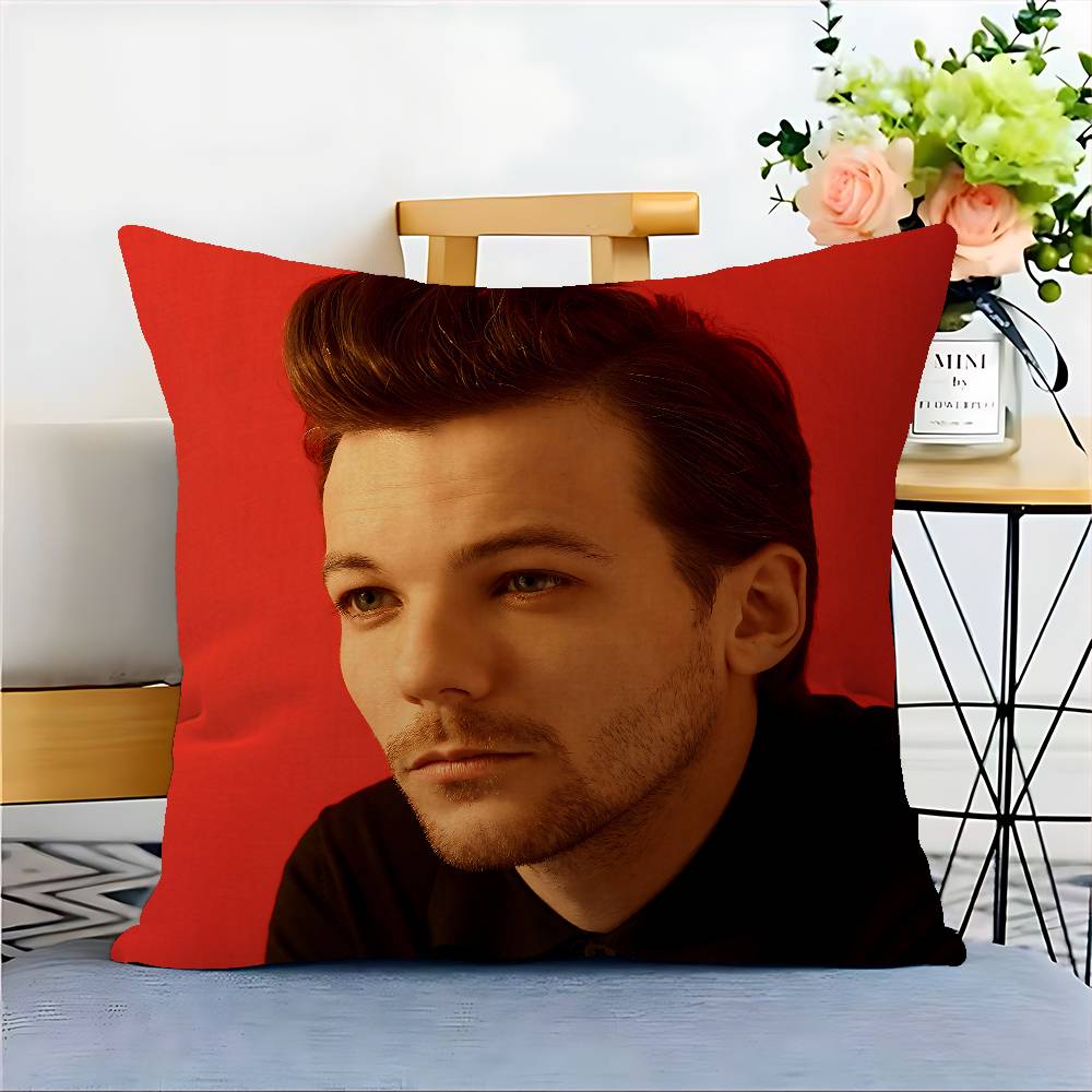 L-Louis Singer T-Tomlinsons Pillow Covers Cartoon Sofa Decorative Home Double-sided Printing Short Plush Cute Cushion Cover
