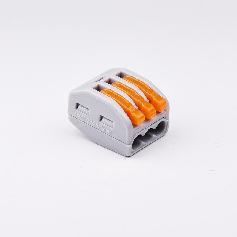 4 Quadratische KV Schnellverbinder: Einfache Abzweigung & Parallele Verdrahtungsklemmen - 2 Eingänge, 2 Ausgänge, Drucktyp für den Heimgebrauch