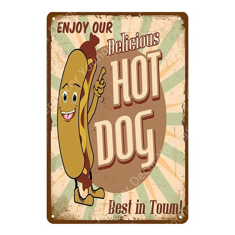 Wonder Bread Metal Signs Handmade Pies Vintage Poster Kitchen Decor Cafe Bar Shop Decorative Plate Food Cook Wall Sticker YI-154