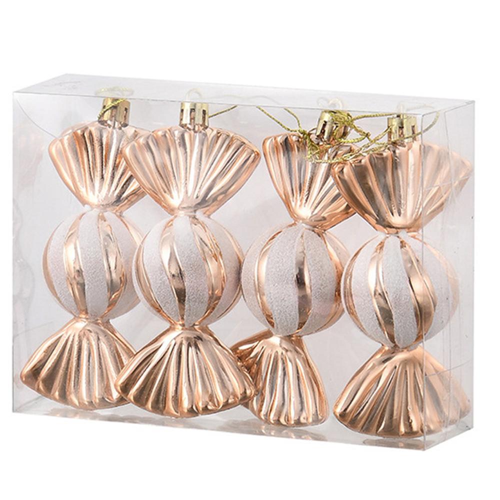 

Рождественские украшения Подвесной декор Рождественская подвесная елка Подвеска с изображением мультфильма розового золота