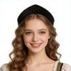 New Polka Dot Velvet Headband Elastic Wide Edge Hairpin Hairband Soft Padded Smooth Texture Hair Hoop Girls