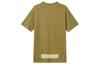 adidas T Shirts Men's Earth Yellow Crew Neck Moderate Straight Fit GN6861