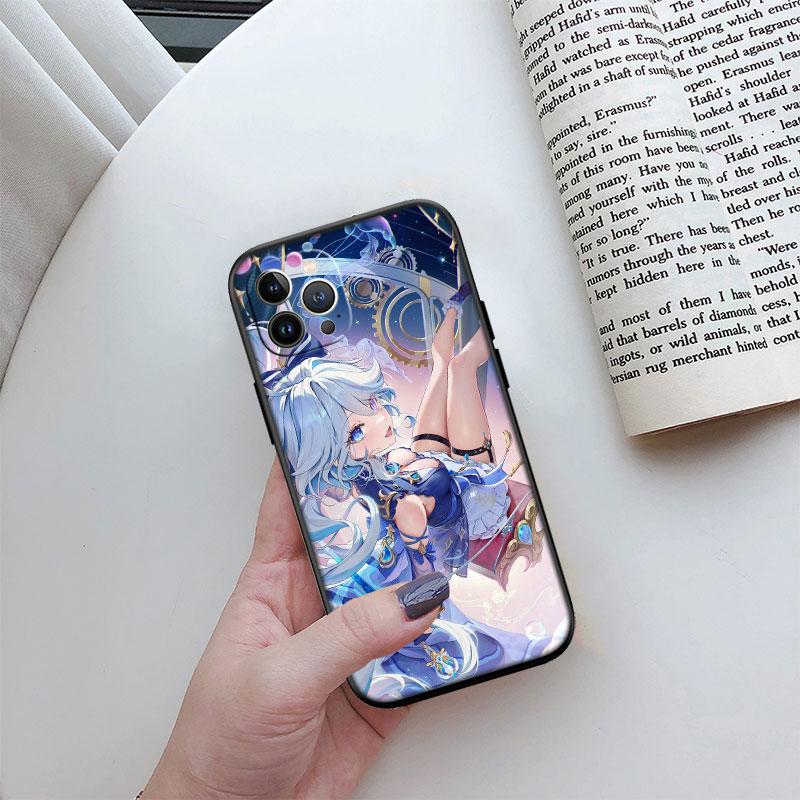 Genshin Impact Furina Phone Case for Motorola Moto Edge 60 60s 70 G86 G56 G54 E14 G04S G45 G54 G64 Pro Power Neo Fusion