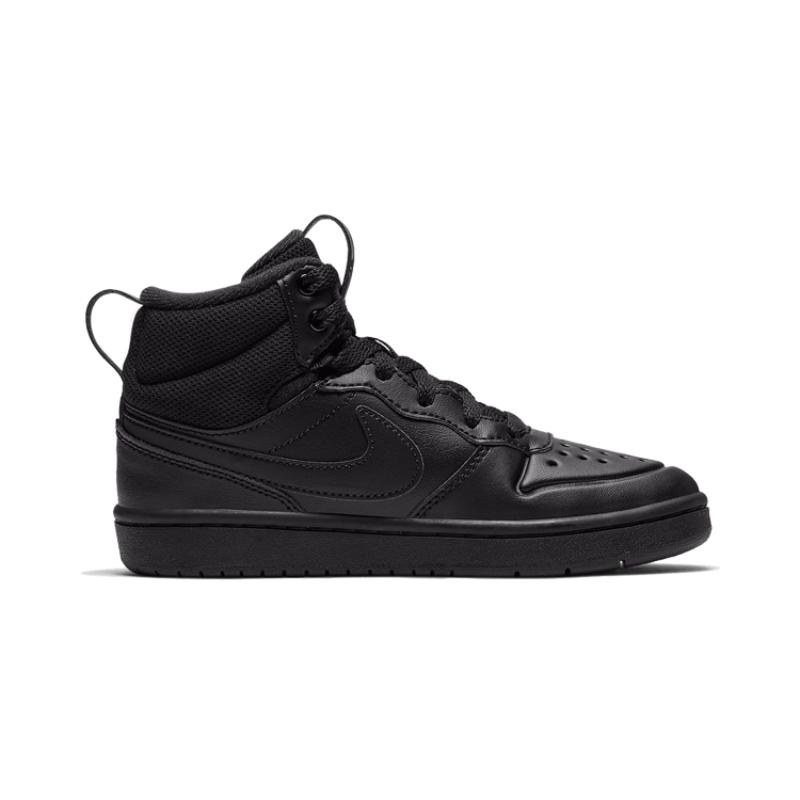 Nike Mid Top Kids' Skateboarding Shoes Black Children Aged 3 7 Years Old Sneakers BQ5442-001
