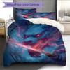 Lightning dragon  Pattern Bedding Quilt Set Quilt Cover Pillowcase Home Decoration  Gift (1 * duvet cover + 2 * pillowcase, without core)