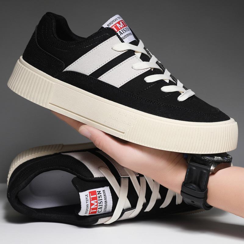 Fashion Men Casual Sports Shoes 2025 Autumn Comfortable Anti Slip Vulcanized Shoes Thick Soles Platform Outdoor Running Shoes Zapatillas