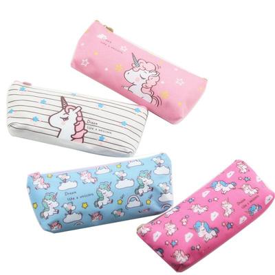 High Appearance Level Pen Bag Cartoon Student Stationery Bag Cute Male and Female  Pencil Bag