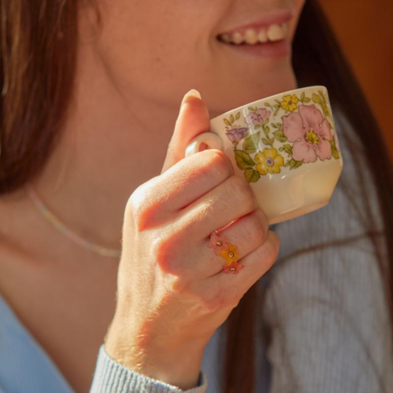 L’OMBRILLANT Fleur Freshwater Pearl Ring
