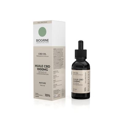 CBD Yağı 1000mg 10%-10ml|Doğal Tat|Gevşeme Formülü, Anti-stres, Konsantrasyon|Dilaltı CBD Yağı |Sağlık|Vegan