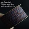 Multi-Color Hand-Twisted Cotton Rope for Beading and DIY Projects
