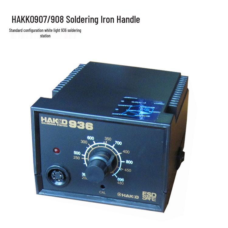 Noshida Hakko 936 Soldering Station with White Light 907 Silicone Wire Electric Soldering Iron Handle