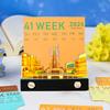 3D Memo Pad Custom Weekly Calendar Sticky Note Dubai Tower Castle Tear Off Notepad Stationery Set Landmark Souvenir Gift Items