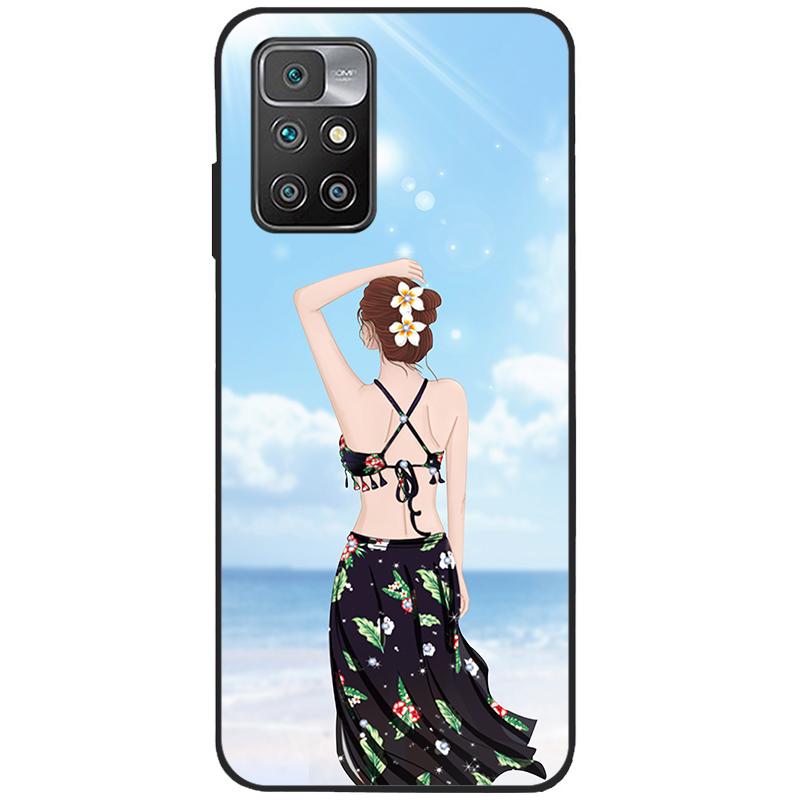 For Xiaomi Redmi 10 Case Silicone Soft TPU Back Cover For Xiaomi Redmi 10 Redmi10 Phone Cases Cute Painted Cover Shockproof Capa