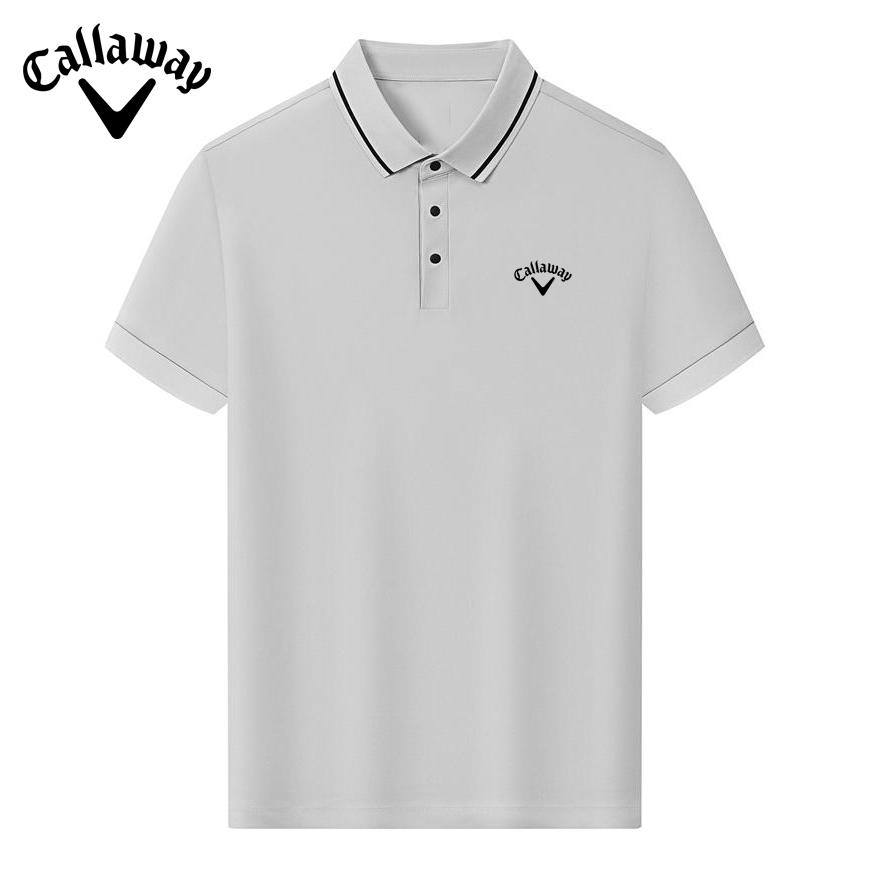 

Callaway 2025 летняя вышивка высокого качества гольф досуг спортивный стиль солнцезащитный антибактериальный поло рубашка 3XL