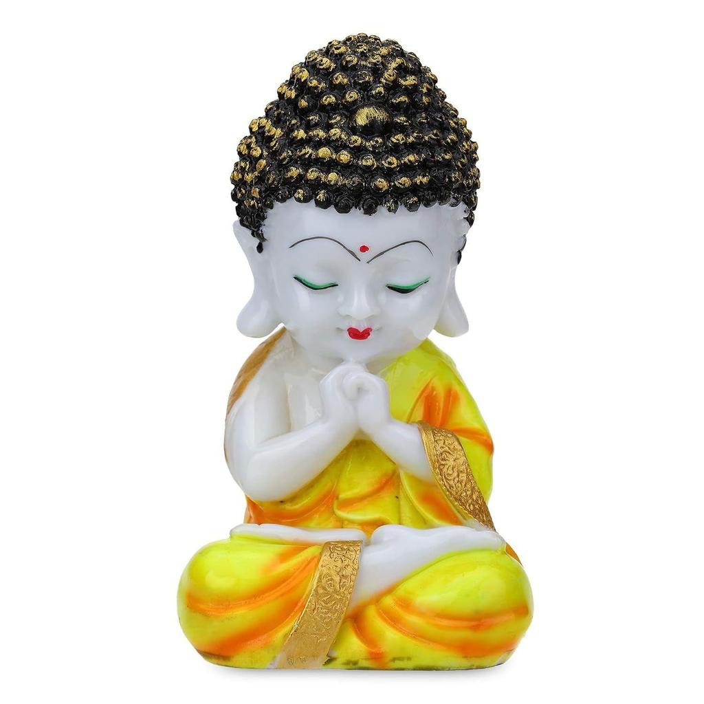 Buddha Idol Decorative Showpiece Little Baby Monk Buddha, Marble Buddha Statues Lord Buddha Idol, Monk Statue, Showpiece