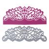 Greeting Card Decor Lace Hollow Frame Metal Cutting Dies Stencil Frame Embossing Template 148*52MM